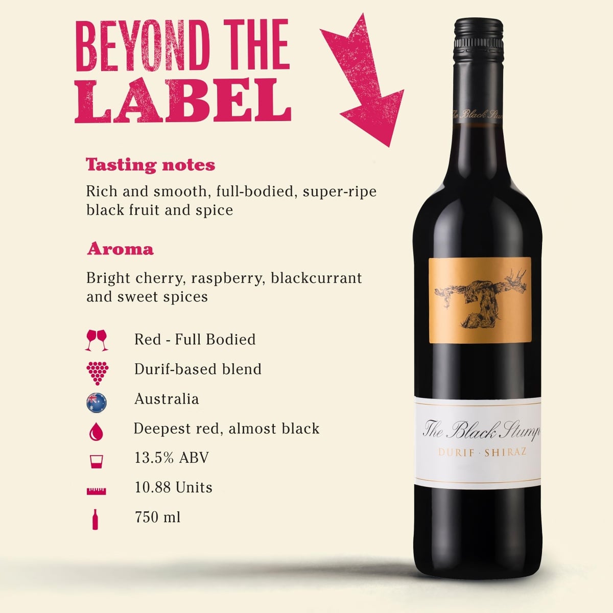 Black Stump Durif Shiraz 750ML