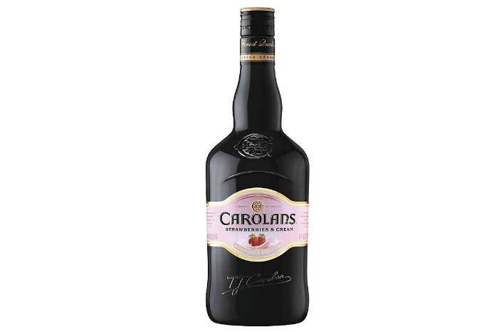 CAROLANS LIQ STRAWBERRIES & CRM 34 750ML