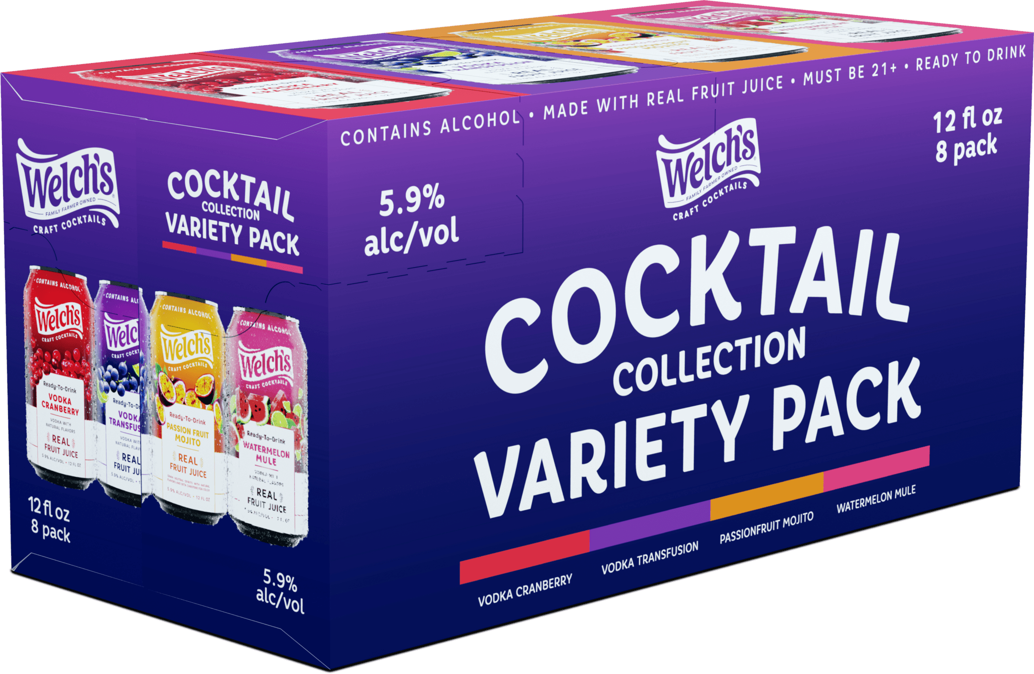 WELCH'S VARIETY 8PK